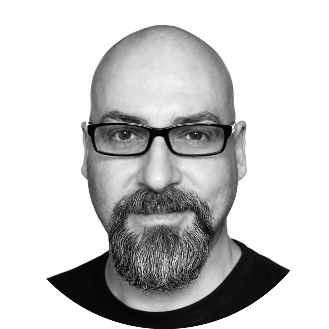 orträtfoto von Marco Kirchbach, dem freiberuflichen Illustrator und Designer von Kooky Arts Design.